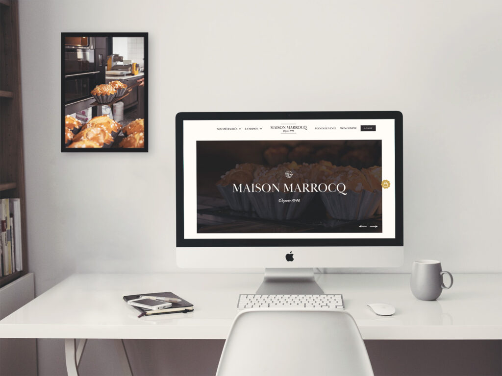 création d'un site e-commerce pour la Maison Marrocq